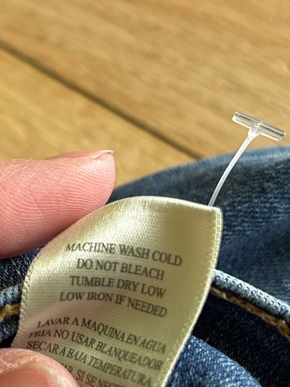 NWOT Sneak Peek Star Bottom high rise distressed flare jeans